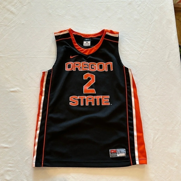 Nike boys oregon state university basketball jersey #2 large EUC - Picture 1 of 3